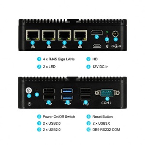 Neue Pfsense Router PC i226-V2. 5G Netzwerk karten J4125 Lüfter lose Mini Server 4LAN Firewall Intel Chipsatz Integrierte Grafikkarte