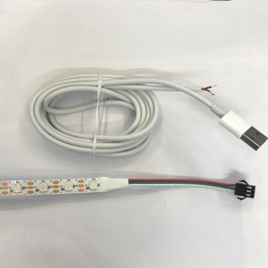 Tira de LED USB 5V RGB tira direccionable con entrada USB Luz LED USB para banco de energía - Product Image 1