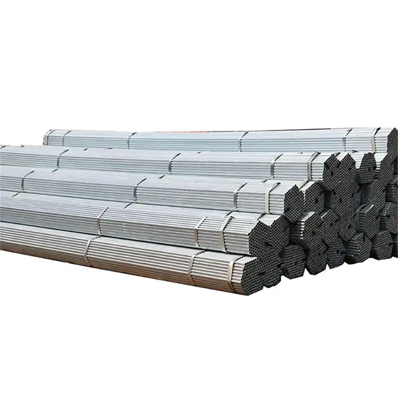 Niedriger Preis Großer Lagerbestand Feuer verzinktes Stahlrohr/rechteckiges Stahlrohr rohr 10 mm15mm Durchmesser Q345