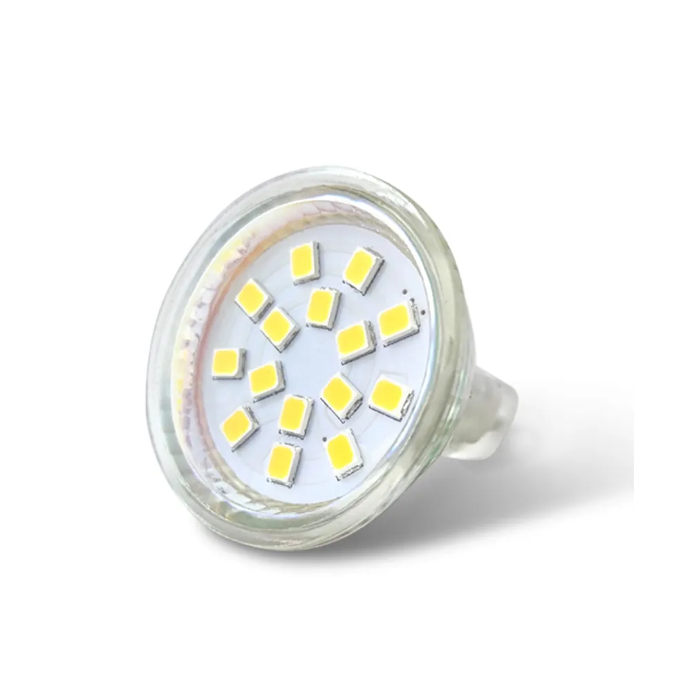 หลอดไฟสปอร์ตไลท์ Led MR11ขนาดเล็ก12V 3W,ไฟไม่กะพริบ120องศา2835smd 15Leds GU4โคมไฟสำหรับห้องนั่งเล่นแทนที่หลอดฮาโลเจน