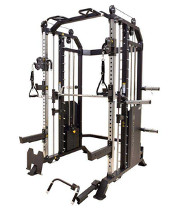 PINJIAN Fitness Steel Functional Training Frame <strong>Front</strong> Smith Machine, with Weighted <strong>Squat</strong> Marquinis Smith Training Machine - Product Image 1