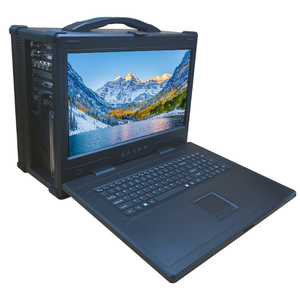 Estación de ordenador integrada reforzada con PC industrial portátil con pantalla HD con características convenientes en stock - Product Image 1