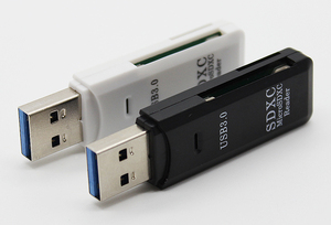 迷你高速二合一多卡读卡器USB 3.0，适用于微型SD tf卡内存闪存驱动器适配器 - Product Image 2