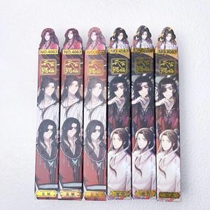 36 adet/takım kör kutu kalem Tian Guan Ci Fu Xie Lian Hua Cheng öğrenci kırtasiye 0.5 jel mürekkep Anime plastik kalem - Product Image 3