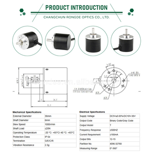 Encoder ottico di alta qualità macchina CNC Encoder rotativo impulso incrementale con connettori motore CE approvato - Product Image 3