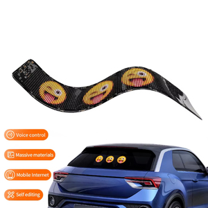 <strong>2025</strong> New <strong>Led</strong> Smart Car Sticker Expression Screen Car Rear Window Network <strong>Red</strong> Taxi Flexible Screen Soft Film Screen Display - Product Image 1