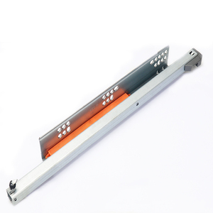 Cesta de amortiguación plegable para cajones, canal de empuje para abrir rieles telescópicos ocultos, cierre suave, deslizante de cajón oculto - Product Image 2