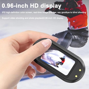กล้องพกพา1080P กลางแจ้งแบบมีห่วง DM10นิ้วโป้งพร้อมกล้องขนาดเล็กสำหรับสัตว์เลี้ยงมุมกว้างกล้องสำหรับถ่ายตอนกลางคืนเคสชาร์จไฟได้ - Product Image 3
