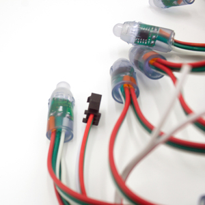 WS2811 адресуемые RGB светодиодные пиксели световые струны 12 мм Рассеянный цифровой изменяющий цвет светодиодный модуль IP68 рейтинг ПВХ медный корпус - Product Image 5