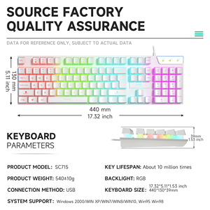 RGB Backlit Customizable Gaming <strong>Keyboards</strong> Featuring Language and Logo Options for <strong>Computer</strong> <strong>Use</strong>