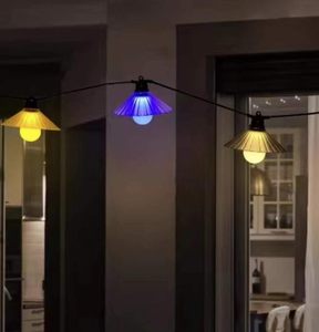 Cadena de luces para exteriores, 10 Luces LED impermeables conectadas para fiestas en el jardín, vacaciones, luces navideñas, decoraciones de Navidad - Product Image 2