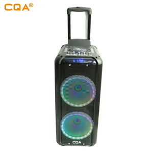 Guangzhou CQA Loud Speaker System Stereo Party bluetooth Speaker Wireless Charging Portable Trolley Speaker with Mic - Product Image 4