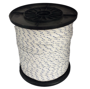Cuerda estática de doble PP original, cuerda trenzada plana de poliéster de nailon con extremo de bucle de plástico para embalaje - Product Image 6
