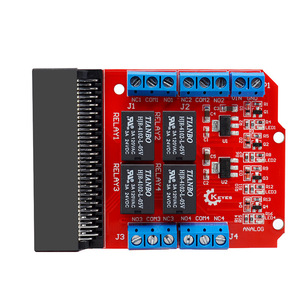 Scheda di espansione Aismartlink Microbit scheda relè 4 vie 5V ad alto livello trigger accessori per l'apprendimento per la programmazione - Product Image 1