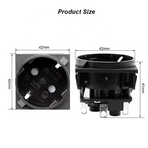 ซ็อกเก็ตไฟฟ้ากระแสสลับ16A 250V มาตรฐานยุโรปซ็อกเก็ตไฟฟ้ากระแสสลับ dielec-tric - Product Image 2