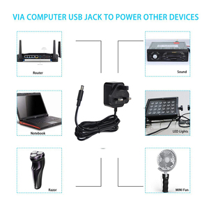 5V 2A Power <strong>Adapter</strong> <strong>Input</strong> 100V-240V <strong>Output</strong> 5V 10W UK Plug Wall Charger Power <strong>Adapter</strong> with 5.5x2.5 5.5x2.1 DC Plug - Product Image 6