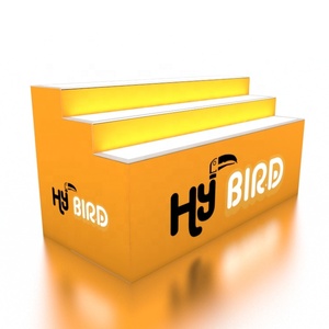 Customized 6ft LED-Backlit Aluminum SEG <strong>Step</strong> <strong>Table</strong> Fashionable Durable <strong>Display</strong> Stand for Advertising &amp; Exhibition Carton Packing - Product Image 1