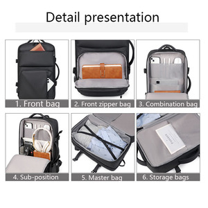Custom LOGO <strong>Durable</strong> Expandable Anti-Theft <strong>Executive</strong> Mochilla Large Capacity Business Anti Shock <strong>Computer</strong> Bag Laptop Backpack - Product Image 5