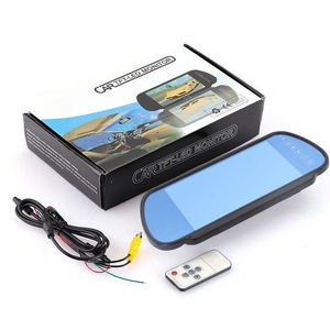 7&quot; TFT Color LCD Screen 2 Video Input Car Rear View <strong>Mirror</strong> Monitor Vehicle Parking In-<strong>Mirror</strong> Monitor for Car <strong>Reverse</strong> Camera Syst