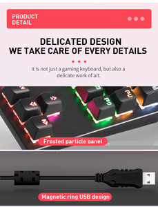 Ready to Ship Wired Usb RGB LED Light Pc <strong>Computer</strong> <strong>Custom</strong> Gaming Mechanical <strong>Keyboard</strong> <strong>for</strong> <strong>Computer</strong> Office Mechanical <strong>Keyboard</strong> - Product Image 2