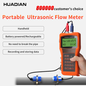 Lorawan Dn100 Digital Water Flow Meter Rs485 Wireless Portable Clamp on Handheld Ultrasonic Flow Meter for <strong>arduino</strong> Water - Product Image 2