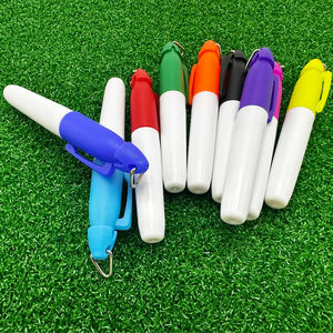 ปากกาเน้นข้อความถาวรขนาดเล็กสำหรับเล่นกอล์ฟพลาสติกมีคลิปหนีบป้ายพยาบาลกันน้ำแห้งเร็วปากกาหมึกหัวแหลมสำหรับใช้งานกลางแจ้ง - Product Image 1