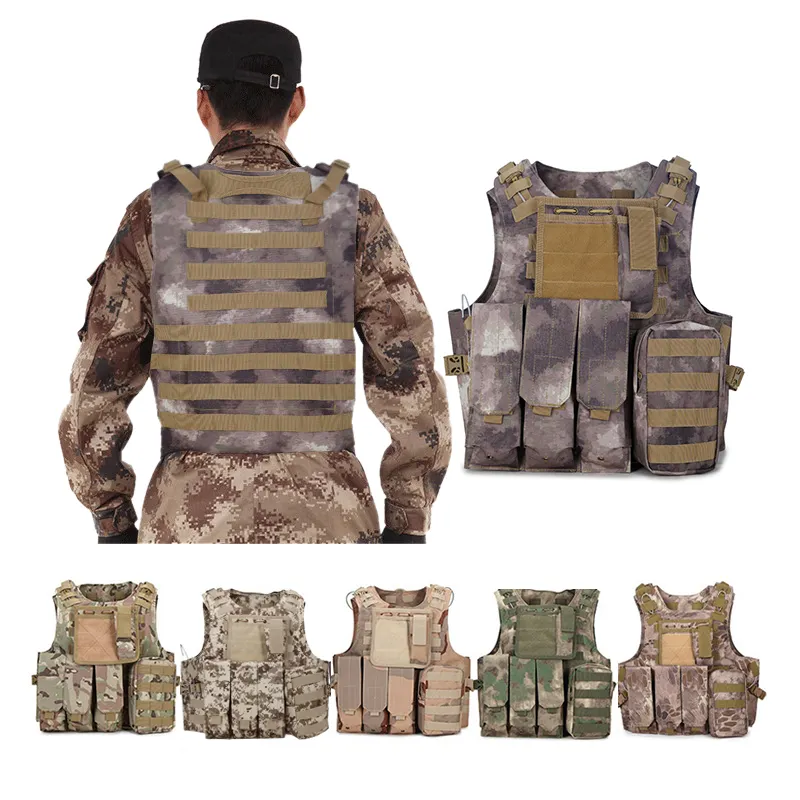 Camouflage training body green armor slick operation bandolier multicam tactical plate carrier hunting vest