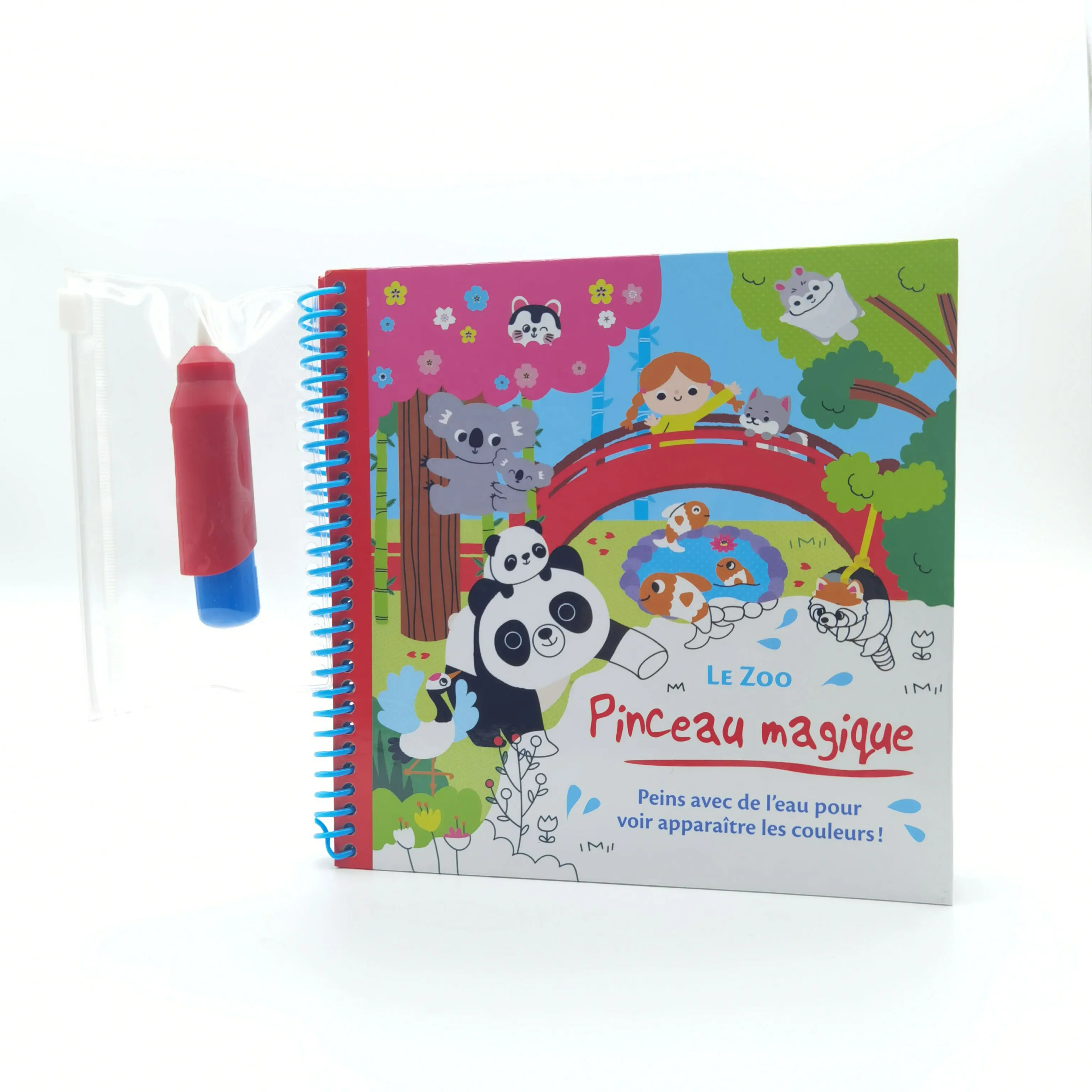 Riutilizzabile acqua zoo salvare attività di colorazione di alta qualità stampa a colori il mio libro caldo giocattoli da disegno per ragazze e ragazzi