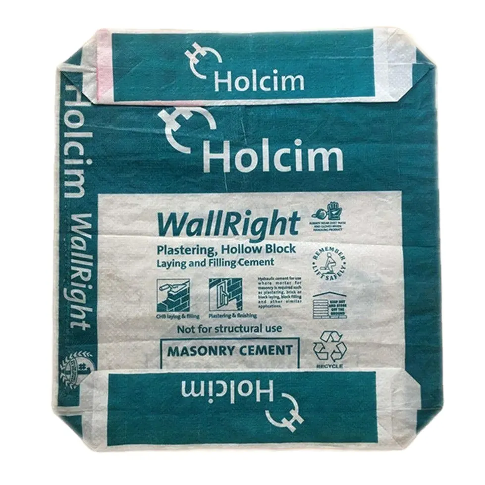 Fabricant vente en gros AD Star 25kg 50kg Holicom sac d'emballage en plastique pp tissé prix du sac en ciment portland