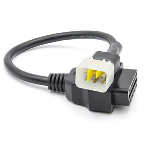 Delphi用6ピンから16ピンのオートバイOBD2アダプターケーブル - Product Image 1