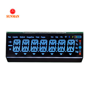 Schermo nero personalizzato segmento display lcd per bilance - Product Image 2