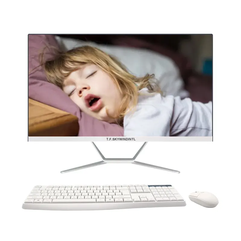 21,5 Дюймов AIO Core CPU I3 I5 I7 настольный компьютер для бизнеса 1920*1080P HD графика все в одном ПК моноблочный компьютер по заводской цене