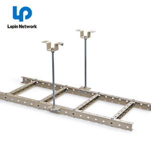 Ningbo leppin özelleştirmek merdiven tipi köprü kablo tepsisi alüminyum kablo merdiveni raf için veri merkezi - Product Image 4