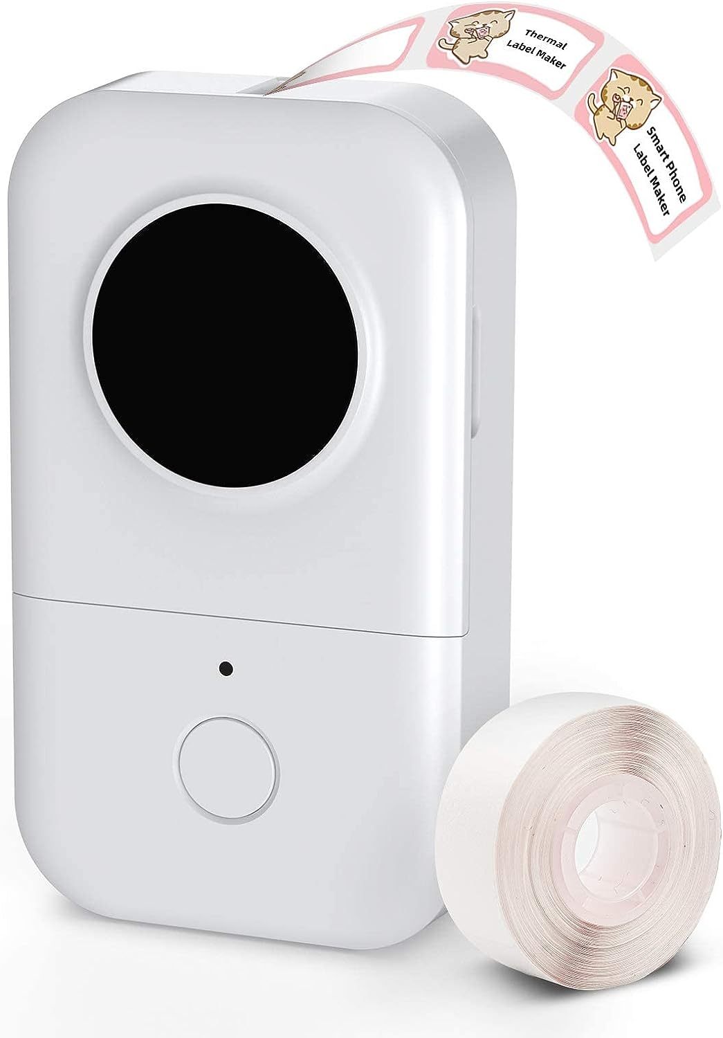 White printer with 1 roll 12*40mm label-80sheets
