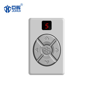 Su misura universale 5 canali 250 450MHz porta Garage telecomando automatico codice fisso materiale plastico materiale apprendimento codice di rotolamento