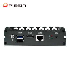 Piesia barato Atom E3845 Celeron J1900 Nano Mini PC 6 Lan Gateway 1 * COM RS232 DDR3 8GB Industrial Pfsense Router Firewall Mini PC - Product Image 4