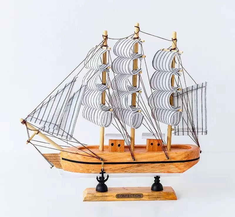 TaiLai artigianato in legno nuovo modello di nave da esposizione completamente assemblato arredamento nautico per la decorazione della casa e dell'ufficio barca in legno