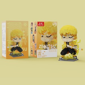 New Style Anime Demon Slayer Tanjirou Nezuko Character Model Educational <strong>Toys</strong> Assembled Building Blocks - Product Image 1