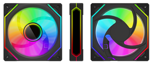 Factory <strong>Custom</strong> <strong>Building</strong> Block Fan Kit Infinity Mirror ARGB 3-piece Set Gaming PC Case Cooling Fan <strong>Computer</strong> CPU Cooler Fan - Product Image 3