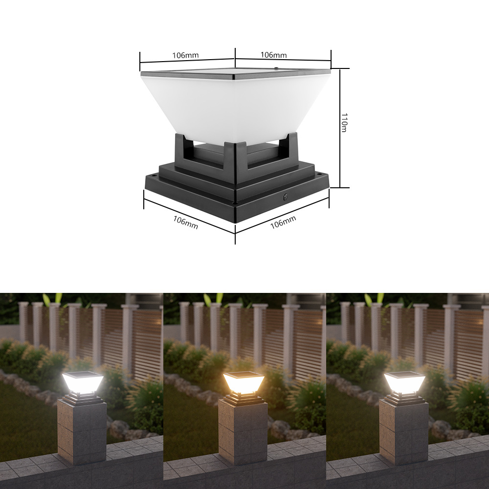 Noir-12 pièces LED
