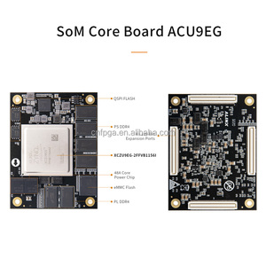 ALINX AXU9EGB Xilinx ZYNQ UltraScale MPSoC Kit di valutazione FPGA 6GB DDR4 8G eMMC FMC scheda di sviluppo HPC - Product Image 4