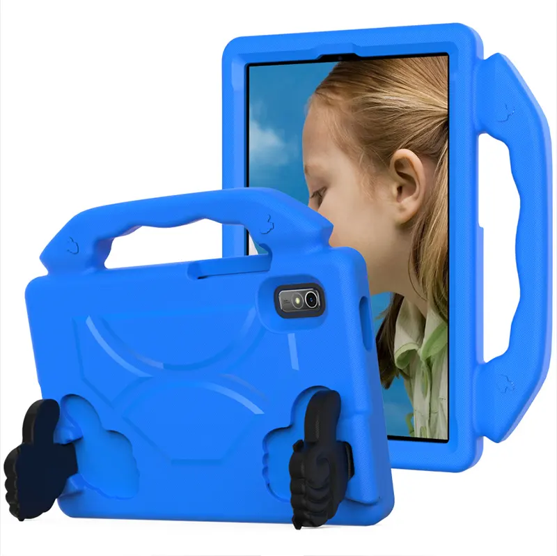 Funda de espuma para tableta de 9 pulgadas para niños, carcasa resistente a prueba de golpes con soporte de mango para tablet de 9 pulgadas para enovo AB 9 TB-310FU 2023