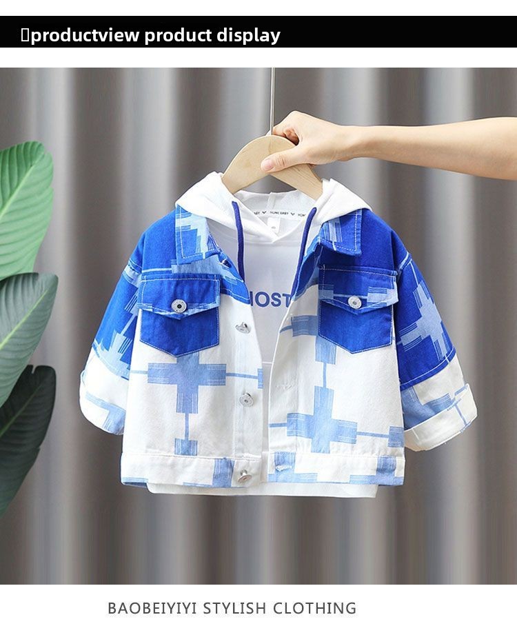 Blue coat sweater-two pieces