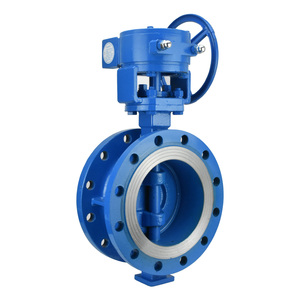 高温手動鋳造鋼フランジ付きバタフライバルブソフトシートANSI 150LB JIS 10K PN16 - Product Image 6