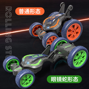 2.4G การขับขี่แบบ dual-Side RC Tumbler Car 360 ° flip Radio controling พร้อมไฟ LED เปลี่ยน R C ของเล่นของขวัญสำหรับเด็ก - Product Image 3