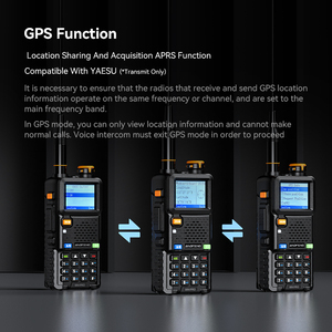Baofeng-Walkie-talkie multibanda AM FM tipo C, radio de comunicación bidireccional de largo alcance, BAOFENG, UV 5RH PRO, GPS, Radio - Product Image 1
