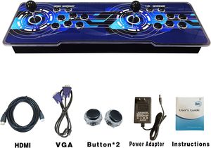 29800 in1パンドラボックスアーケードコンソール3Dレトロアーケードゲームコンソールキャビネットバートップ8ウェイジョイスティックプッシュボタン多くのデザイン