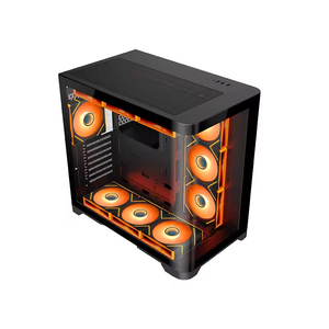 Kavisli cam tam görünüm oyun bilgisayarı vaka ATX deniz görünümü oyun PC kasa USB 3.0 360mm su soğutucu bilgisayar kılıfları & kuleleri - Product Image 3
