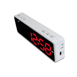 Orologio con Display a LED personalizzato a 24/12 ore da tavolo con cronometro a più funzioni per sport a intervalli di allenamento Fitness da palestra - Product Image 3