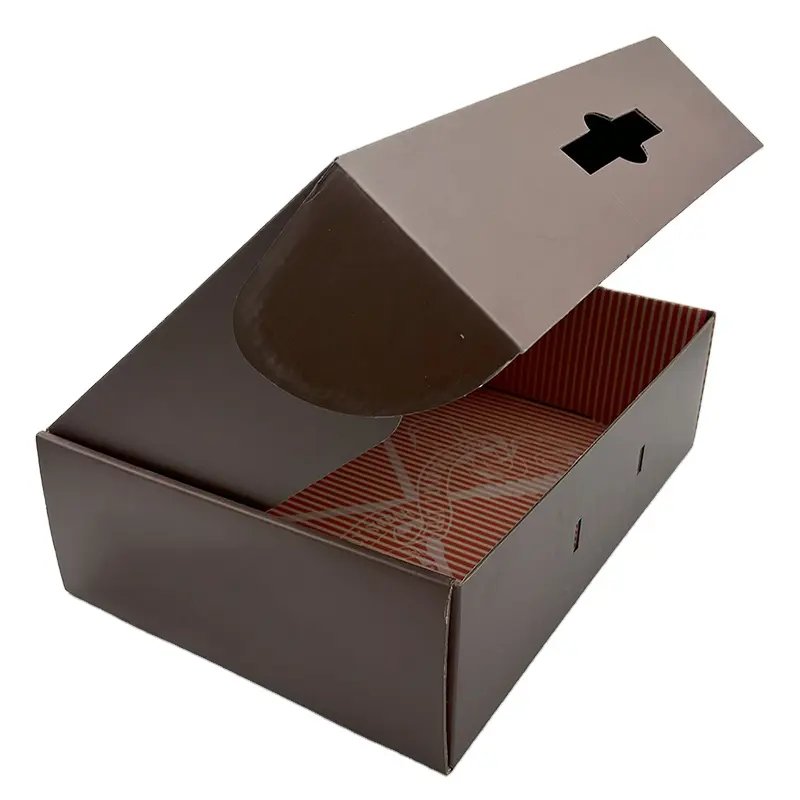 2024 nueva caja de papel Kraft personalizado OEM embalaje cartón corrugado Mailer cajas de embalaje para regalos